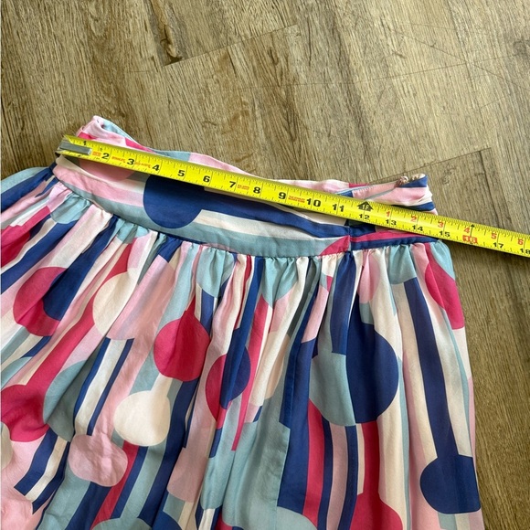 J. Peterman • Silk Polka Dot Twirl Skirt - Picture 6 of 11